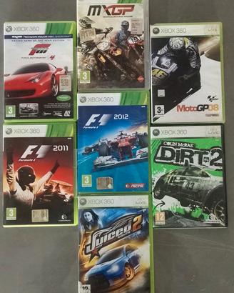 Lotto di 7  Giochi  Genere Guida per Xbox 360