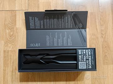 Piastra per capelli GHD Sculpt interattiva (nera)