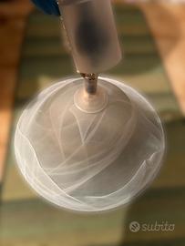 Lampadario a Sospensione in Vetro Alabastro