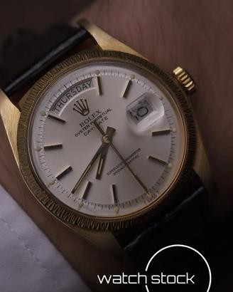 ROLEX DAY-DATE REF. 1807 BARK BEZEL 18K