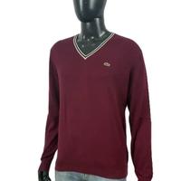 Maglione Lacoste Uomo Scollo V Cotoen Taglia 4 (M)