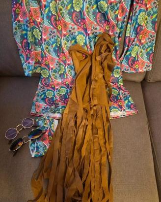 Costume da hippie da donna (tg. XS)