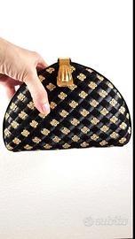 Clutch nera e oro vintage
