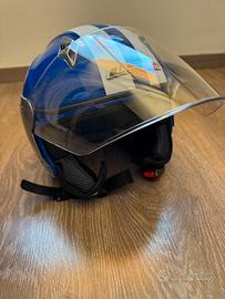 Casco L da moto LS2 OF559 Blink Blu mai usato