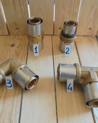 Raccordi a pressare Nupi dm.40