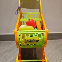 Giocattoli - Carrello spesa + Cucina piano cottura