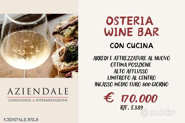 Aziendale - osteria winebar cicchetteria