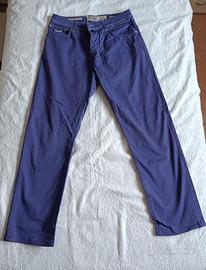 Pantaloni jeans viola uomo Jacob Cohen Handmade