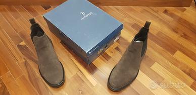 Stivaletti camoscio marrone uomo num. 45