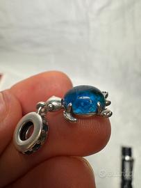 Charm Pandora tartaruga argento 925 originale