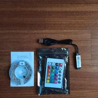 Striscia LED RGB con Bluetooth e Telecomando – Con