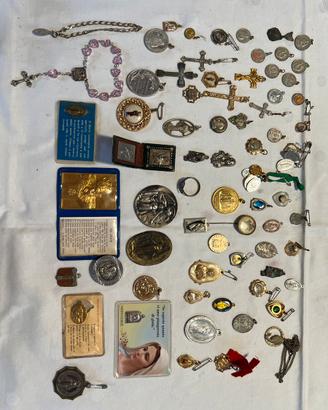 Lotto Vintage Oggetti Religiosi