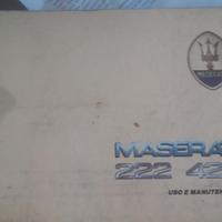 Maserati 222/422 uso e manutenzione 