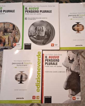 Lotto libri Filosofia liceo Loescher e Paravia