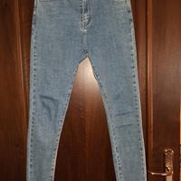 Jeans a vita alta taglia l