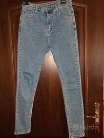 Jeans a vita alta taglia l