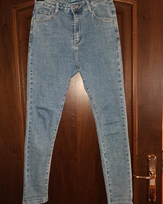 Jeans a vita alta taglia l