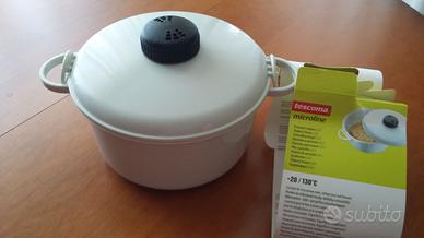 PENTOLA + PIATTO  PER  COTTURA  A MICROONDE