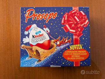 Presepe Kinder Vintage 1997 aperto da me