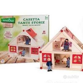 Casetta in legno per bambole