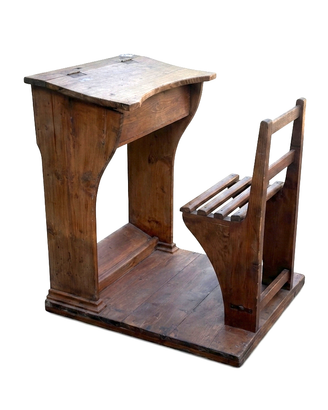 Antico banchino da scuola
