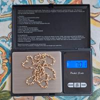 collana oro bicolore 