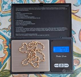 collana oro bicolore 