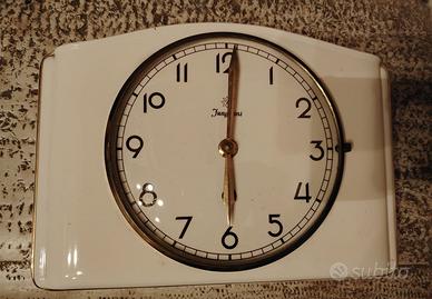 Orologio da parete vintage in ceramica Junghans