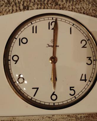 Orologio da parete vintage in ceramica Junghans