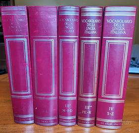 Vocabolario lingua Italiana TRECCANI - 5 volumi