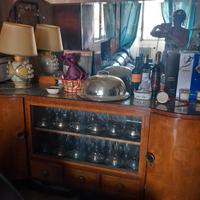 Credenza con specchiera anni 50