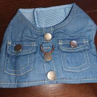 Pettorina per cani in Jeans Denim taglia M  NUOVA