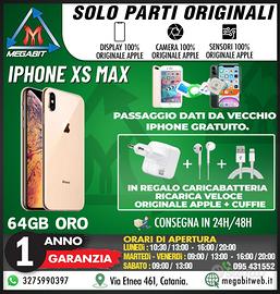 Iphone xs max 64gb oro - totalmente originale