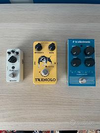 Pedalini chitarra Mooer, Joyo, TC Electronic