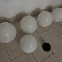 Paralume - Lampione a sfera bianco