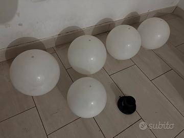 Paralume - Lampione a sfera bianco