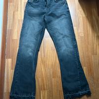 Jeans Flared Nero Zara