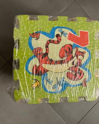 TAPPETO PUZZLE WINNIE THE POOH Come nuovo 180x180