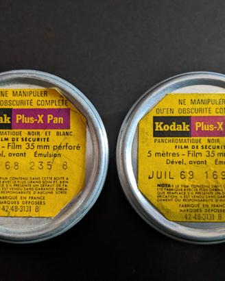 Kodak Plus-X Pan Originali Panatomic Anni ’60.