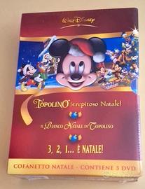 Cofanetto Natale Topolino 3 dvd