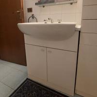 Lavabo semi incasso con mobiletto