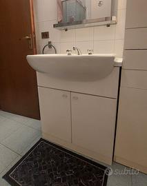 Lavabo semi incasso con mobiletto