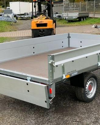 Rimorchio pianale da 750 1300 e 1500 Kg