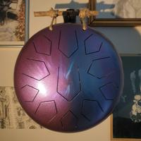 Steel tongue drum artigianale 11 note  La minore