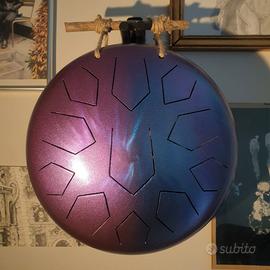 Steel tongue drum artigianale 11 note  La minore