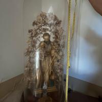 Campana in vetro con San Giuseppe