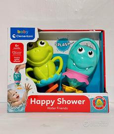 Clementoni Happy Shower Rana Hippo Gioco Bagno