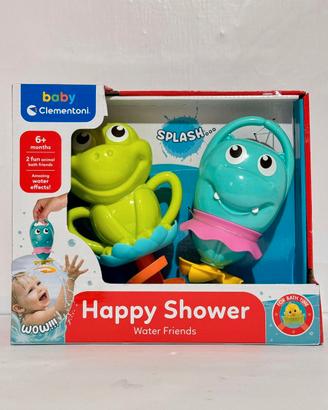 Clementoni Happy Shower Rana Hippo Gioco Bagno