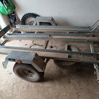 carrello porta moto 3 posti