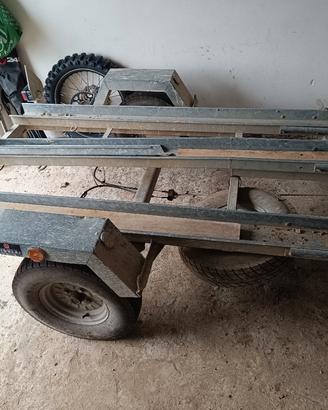 carrello porta moto 3 posti